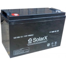 Аккумулятор гелевый SolarX SE100-12 (12В 100Ач, GEL)